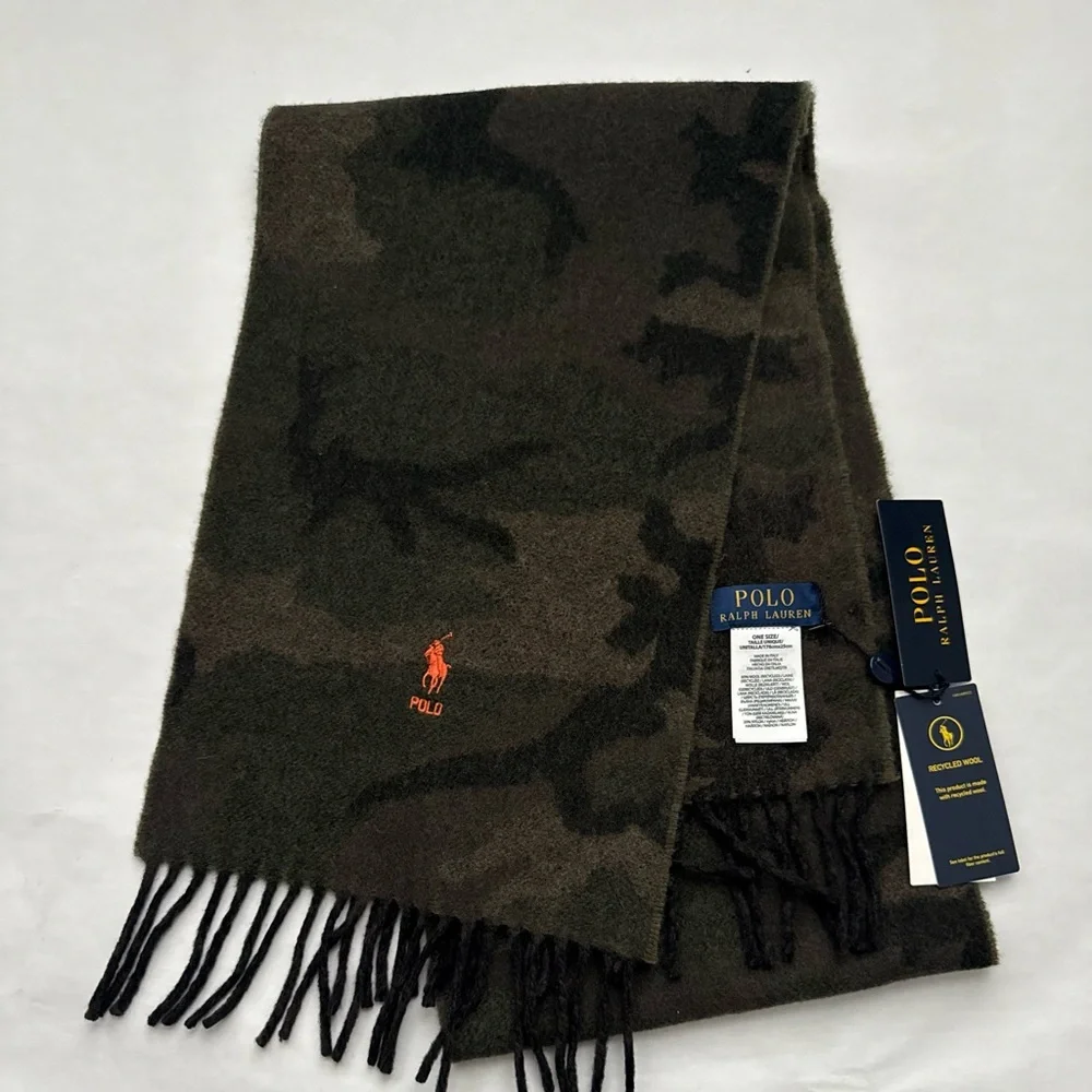 Polo by Ralph Lauren Men's Camouflage Scarf